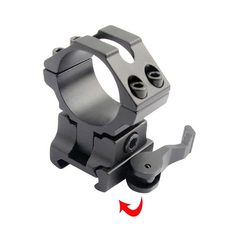 Precision Adjustable Center Height Riser Scope Mount Ring 1''/30mm for 11mm/20mm - Bild 6 von 24