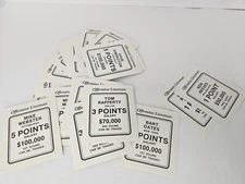 pro football franchise board game replacement parts offensive lineman  cards