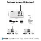 Wuloo 10Channel Call ALL FM Wireless Intercom System for Home Room 1Mile Talking
