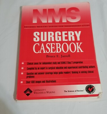 NMS Surgery Casebook National Medical Series for Independent Study Book
