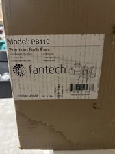 Fantech Inline Fan Item #40568 Bathroom Exhaust Fan Kit 100cfm