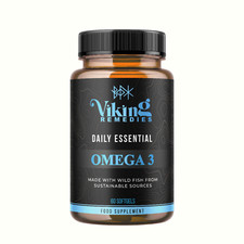 Viking Daily Essential Omega-3 &ndash; 1100mg EPA & DHA &ndash; Heart & Brain &ndash; 60 Softgels