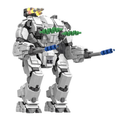 War Robot Mech MOC Building Blocks Set Game-Inspired Sci-fi Bricks Toy