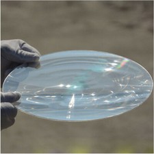 255mm Round Large Solar Fresnel Lens Solar Lighthouse Spot Light Projector 1PC