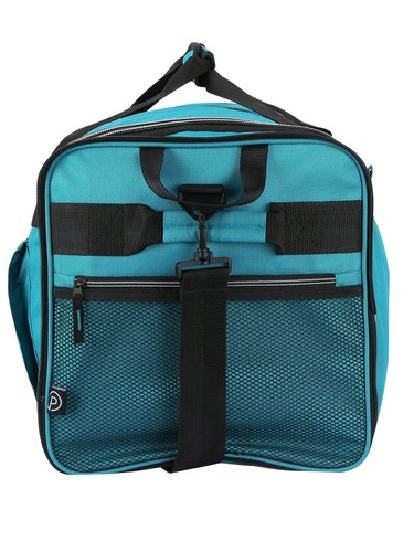 28" Rolling Collapsible Travel Duffel Bag Padded Carry Handles Shoulder Strap - Picture 12 of 15
