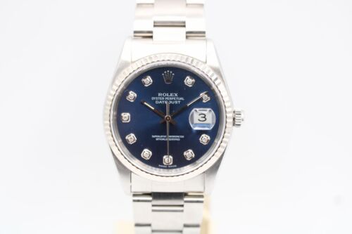 Rolex Datejust 16234 36mm Diamond Dial 2000 Full Set - Picture 1 of 15