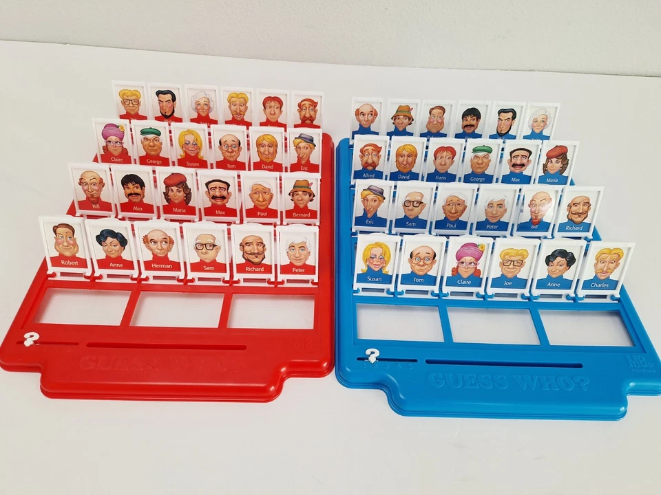 Juego Guess Who Mystery Face Milton Bradley 1998 m Foto 2 de 4
