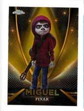2025 TOPPS CHROME PIXAR PG-9 MIGUEL/COCO PIXAR GOLD INSERT CARD