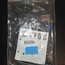 Noble Locks TZ08T Low Profile Wedge Locks w/Flat Key for Laptop Steel Design NEW