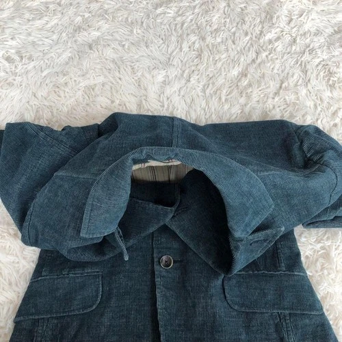 45rpm Indigo Corduroy Jacket Coverall Tailored Jacket Size 3 Shoulder 43cm JPN image 17