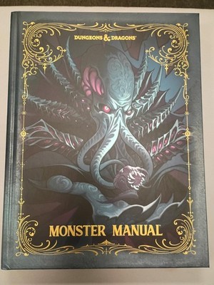 Dungeons and Dragons 2024 Monster Manual Alternate Alternative Cover D&D New