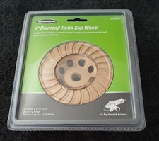 Arbre universel 5/8”-11 Warrior 98772 4-1/2” Diamond Turbo Cut NEUF