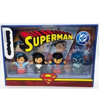 Little People Collector DC Superman Figures Fisher-Price - 4 pc Set Brand New