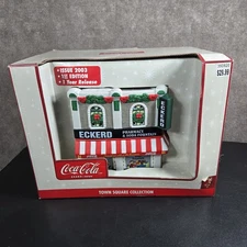 Coca-Cola Eckerd Drug Store Town Square Collection Fiber Optic Building 2003 VTG