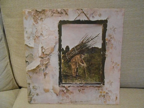 LED ZEPPELIN - IV - UK - RED PLUM - 3/4 - Porky Pecko - Version 7