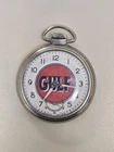 VINTAGE GULF OIL (GULF POCKET WATCH) w/NR! L@@K!!!