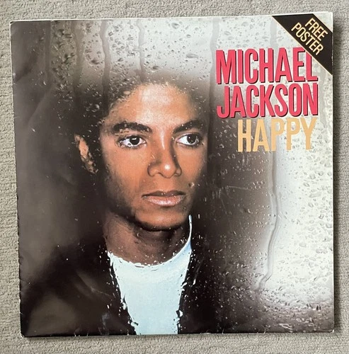 TMG986 A1B1 1st Press Happy Michael Jackson 7” Vinyl Record 1973 Poster