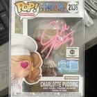 Funko Pop Charlotte Pudding #2136 Signed Auto “Pudding” JSA Chalice Exclusive OP