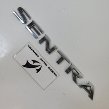 2013-2019 Nissan Sentra Rear Emblem Trunk Lid Logo Badge Letters Chrome Oem 2013-2019 Nissan Sentra Rear Emblem Trunk Lid Logo Badge Letters Chrome Oem