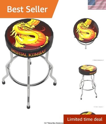 Elevate Your Gaming with the Midway Legacy Adjustable Stool - Retro Inspired