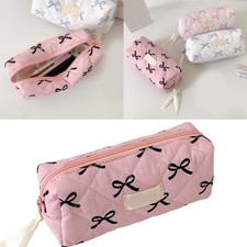Large Pen Bag Pencil Pouches Travel Cosmetic Bag for Student Women Adult