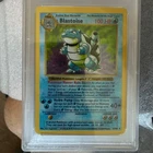 PSA 6 Blastoise 1999 Pokemon Base Set Shadowless #2/102 Holo EX-MT WOTC