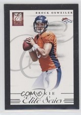 2012 Elite Elite Series Rookies Silver 319/999 Brock Osweiler #18 f0v
