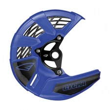 Cycra Tri-Flow Front Disc Cover with Mounting Kit Yamaha Blue 1910910014