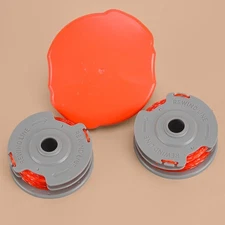 1Set Trimmer Spool Line & Cap Cover # FLY060 Fit for Flymo Contour 500 700 500XT