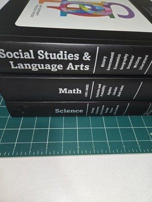 SW Southwestern Advantage Learning System 3 Book Lot Math Science Social Studies