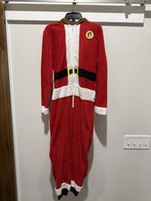 Buc-ee Beaver Santa Christmas Body Suit Pajamas Size YXS/S