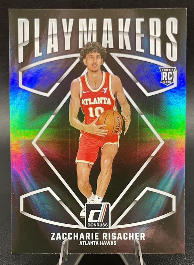 🔥 2024-25 Panini Donruss Zaccharie Risacher  #14 Playmakers RC FREE SHIPPING