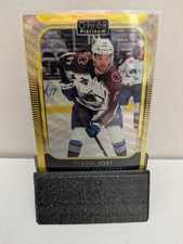 2021-22 O-Pee-Chee Platinum Neon Yellow Surge #146 Tyson Jost