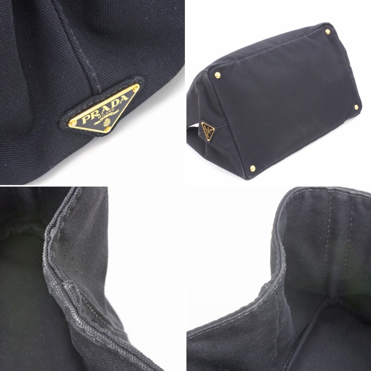 PRADA CANAPA Handbag BN1872 Slightly Worn and Dirty from japan thumbnail 5