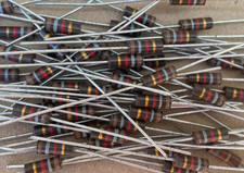 Vintage Carbon Comp Resistors, 1.8K , 1/2W - 5  Lot of 45 