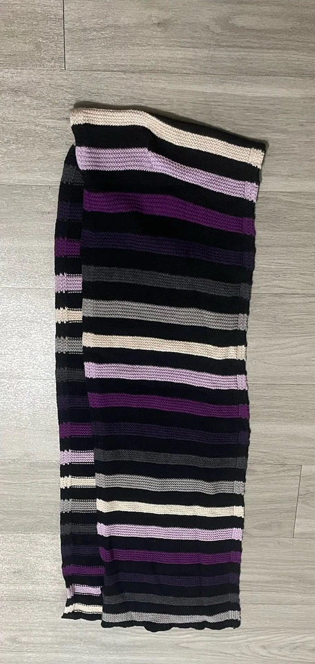 Bufanda de lana a rayas Sonia Rykiel de gran tamaño Foto 4 de 4