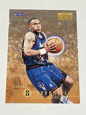 #ad 1996 Kenner SkyBox Starting Lineup Basketball Damon Stoudamire Raptors $12.88