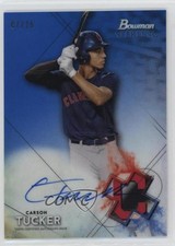 2021 Bowman Sterling Prospect Blue Refractor /25 Carson Tucker Auto 1kd7