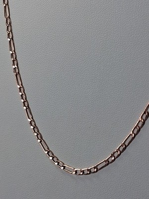 16'' 2.5mm 14k Italian Rose Gold Figaro Chain
