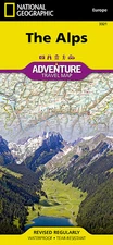 National Geographic Adventure Map: The Alps