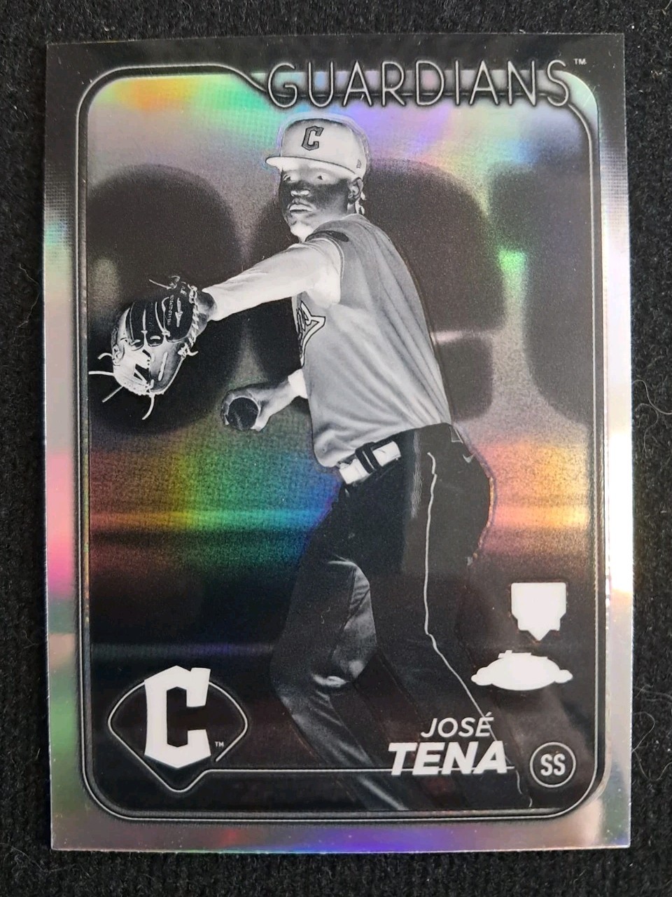 2024 Topps Chrome Negative Refractor José Tena #29 Rookie RC