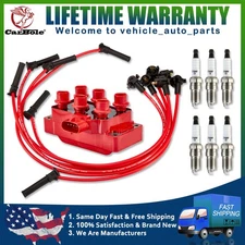 FD480 For 1990-2011 Ford Ranger V6 4.0L Ignition Coil + Spark Plug and Wire Kit