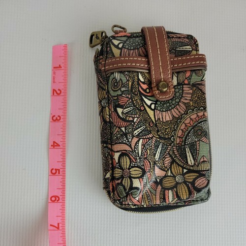 Cartera Sakroots Diseño Floral Moderno 6 Pulgadas B001 - Imagen 7 de 8