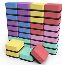 MaxGear Dry Erase Erasers   36-Pack Magnetic Whiteboard Erasers