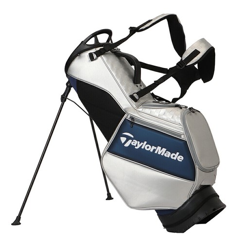 TaylorMade Golf Global Tour Stand Bag Caddy Bag/Silver/Navy - Picture 9 of 10
