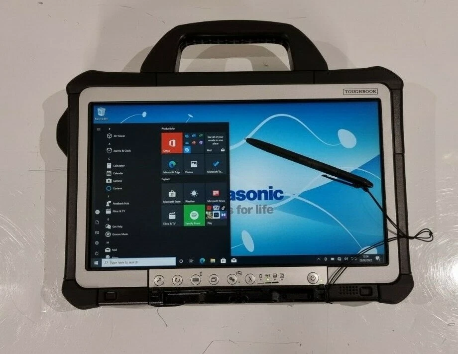 Panasonic Toughbook CF-D1 MK3 6TH Gen i5-6300U 16GB 512GB SSD Xentry Tablet - Immagine 3 di 4