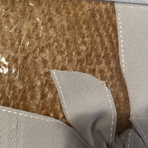 Pottery Barn Throw Blanket Hayes Camel Faux Mohair Tassels Warm Honey Brown New! - Picture 2 of 5