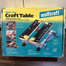 Wolfcraft Quick-Jaw Portable Wokrkbench  Wood Vise Clamping Craft Project Table