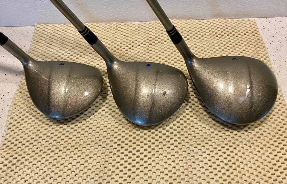Ladies RH Light & Easy Square Two Wood Set 1,3,5 LPGA Graphite Offset LPGA #118 - Image 3 of 4