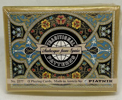 Vintage Piatnik Playing Cards Double Decks Made In Austria,  No. 2377